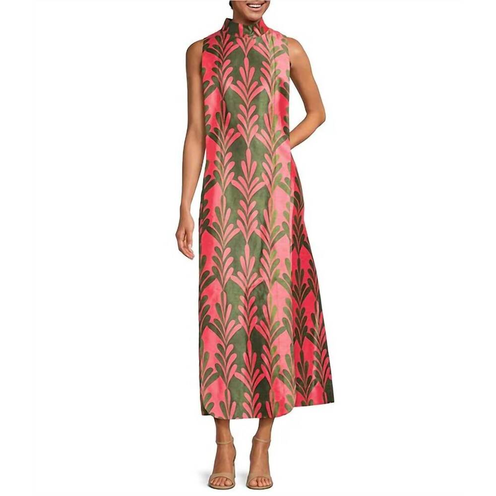 NEW FRANCES VALENTINE carlyle maxi dress in watermelon